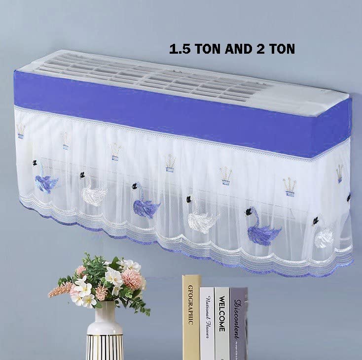 Air Conditioning Dust Cover Embroidery Designer AND RANING MOOD Ac Cover for Indoor Split Ac 1.5 AND 2.0 Ton (97 x 31 x 21 .5cm ) (Multicoloured) Air Conditioning Dust Cover Embroidery Designer AND RANING MOOD Ac Cover for Indoor Split Ac 1.5 AND 2.0 Ton (97 x 31 x 21 .5cm ) (Multicoloured)